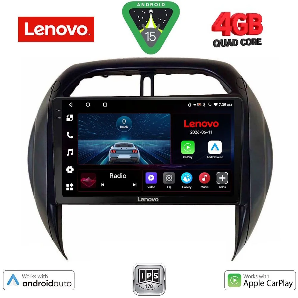 Φωτογραφία προϊόντος: LENOVO LVE 8730_CPAA CLIMA (9inc) MULTIMEDIA TABLET for TOYOTA RAV 4 mod. 2000-2006