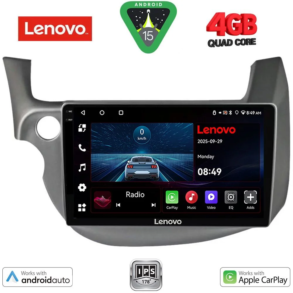 Φωτογραφία προϊόντος: LENOVO LVE 8211_CPAA (10inc) MULTIMEDIA TABLET for HONDA JAZZ mod. 2008-2012