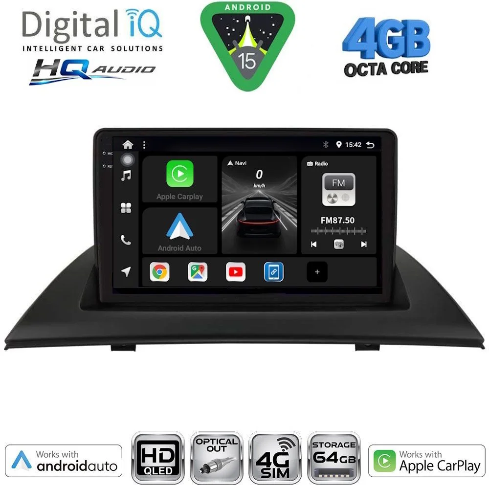 Φωτογραφία προϊόντος: DIGITAL IQ BXK 19058_CPAA (9inc) MULTIMEDIA TABLET for BMW X3 (E83) mod. 2003-2010