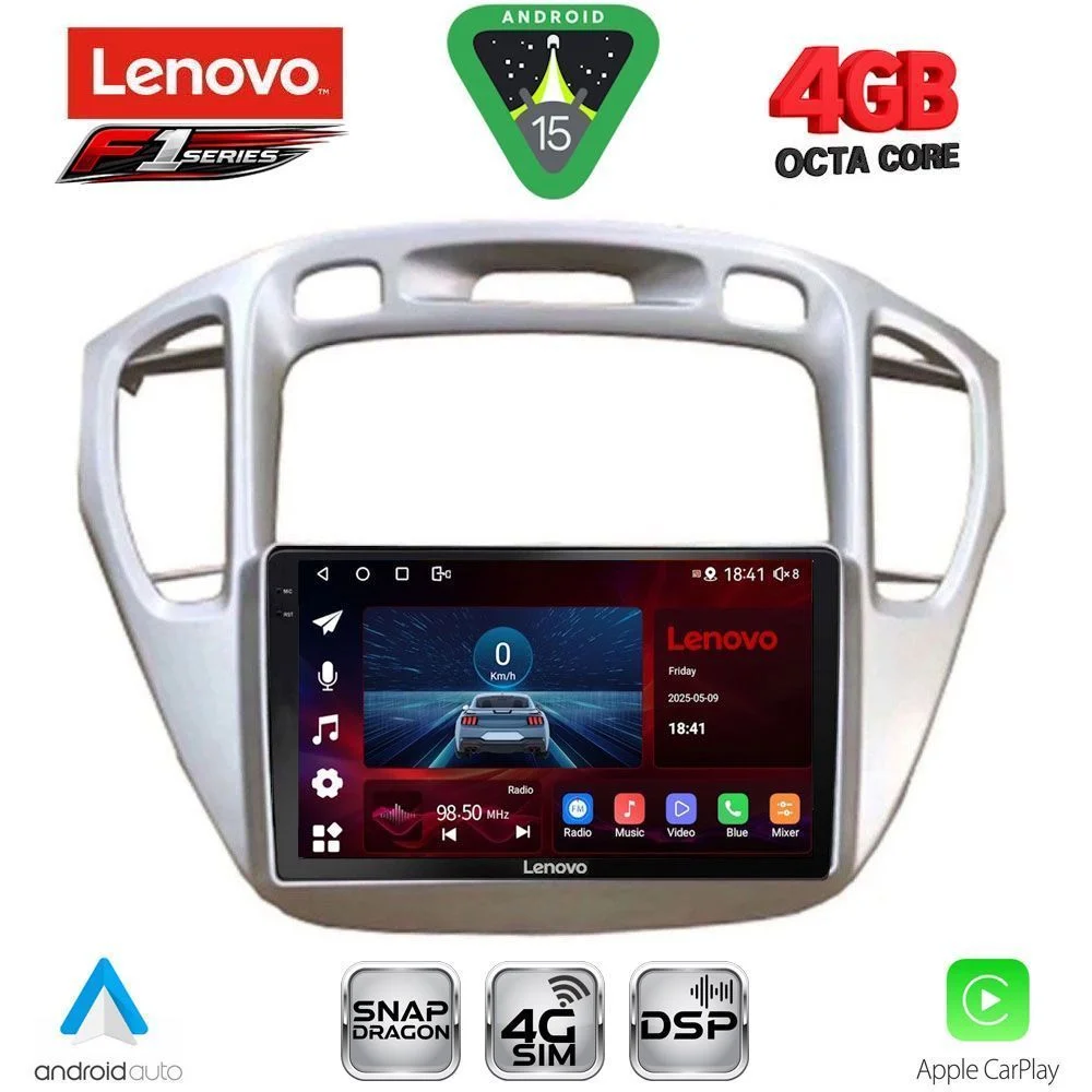 Φωτογραφία προϊόντος: LENOVO SSQ 9718_CPA (9inc) MULTIMEDIA TABLET for TOYOTA HIGHLANDER mod. 2002-2009