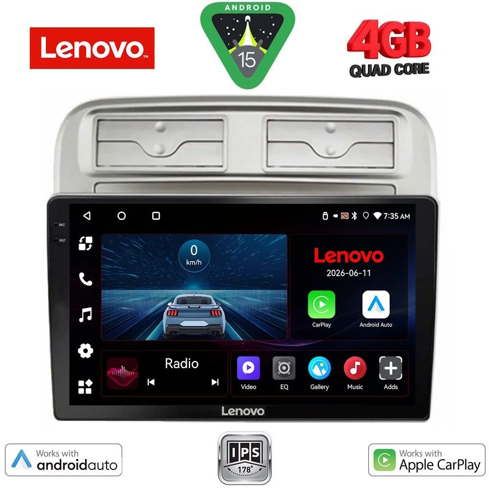 Φωτογραφία προϊόντος: LENOVO LVE 8128_CPAA (9inc) MULTIMEDIA TABLET for FIAT GRANDE PUNTO mod. 2005-2012