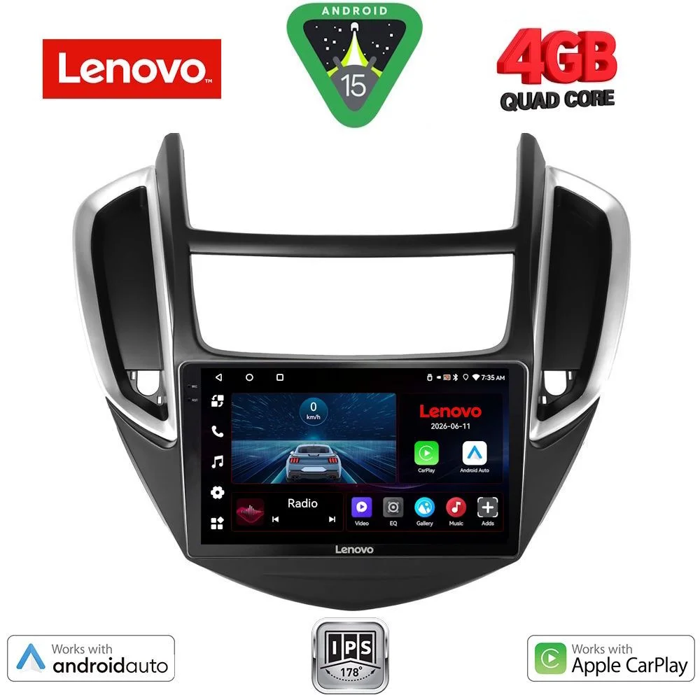 Φωτογραφία προϊόντος: LENOVO LVE 8080_CPAA (9inc) MULTIMEDIA TABLET for CHEVROLET TRAX mod. 2014-2022