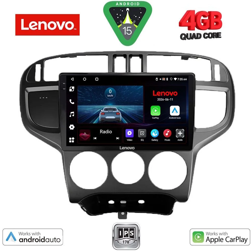 Φωτογραφία προϊόντος: LENOVO LVE 8240_CPAA (9inc) MULTIMEDIA TABLET for HYUNDAI MATRIX mod. 2001-2010