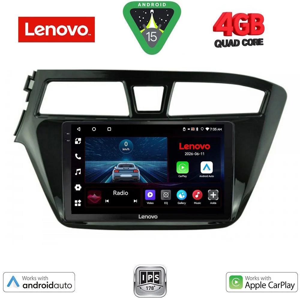 Φωτογραφία προϊόντος: LENOVO LVE 8229_CPAA (9inc) MULTIMEDIA TABLET for HYUNDAI i20 mod. 2014-2018