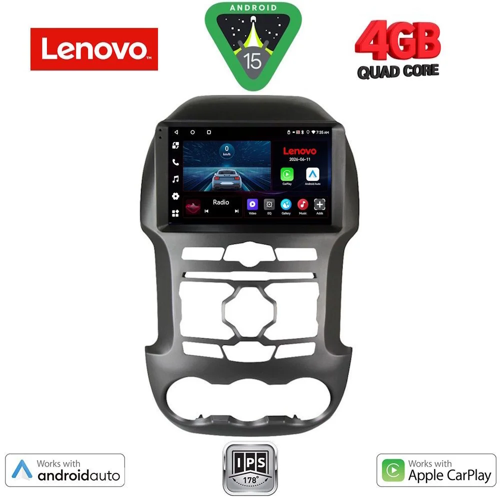 Φωτογραφία προϊόντος: LENOVO LVE 8171S_CPAA (9inc) MULTIMEDIA TABLET for FORD RANGER mod. 2011-2015