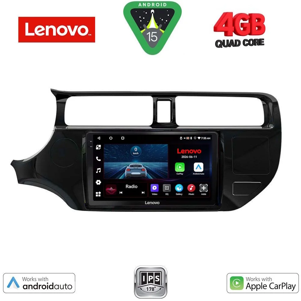 Φωτογραφία προϊόντος: LENOVO LVE 8314_CPAA (9inc) MULTIMEDIA TABLET for KIA RIO mod. 2012-2015
