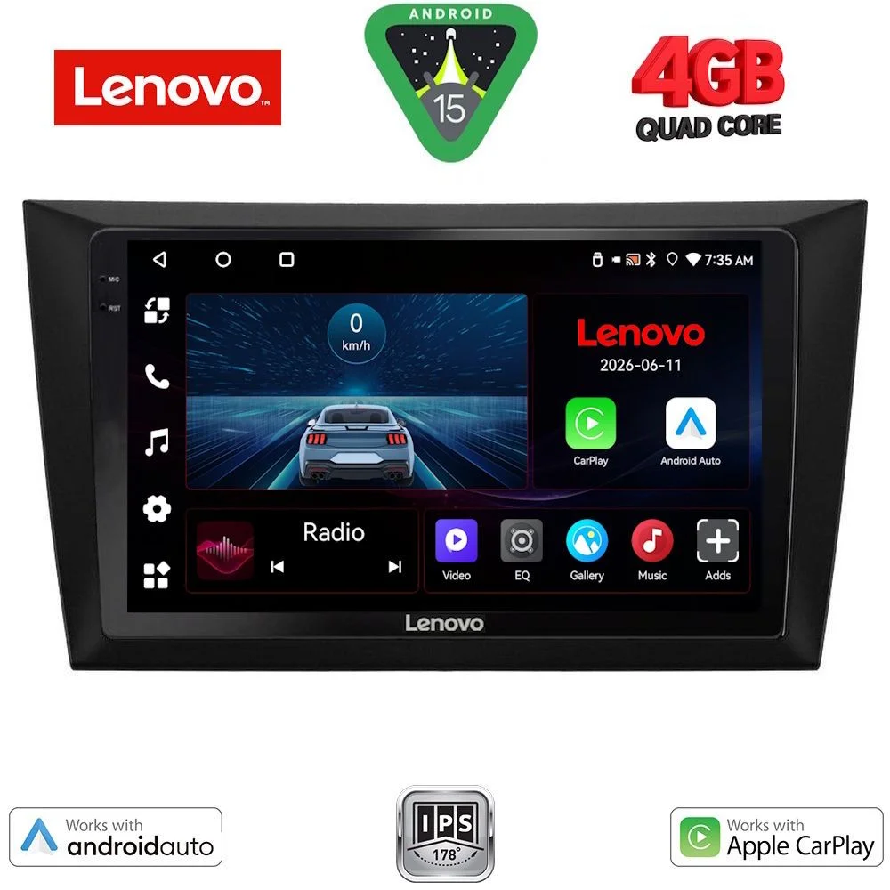 Φωτογραφία προϊόντος: LENOVO LVE 8746_CPAA (9inc) MULTIMEDIA TABLET for GOLF 6 mod. 2009-2012