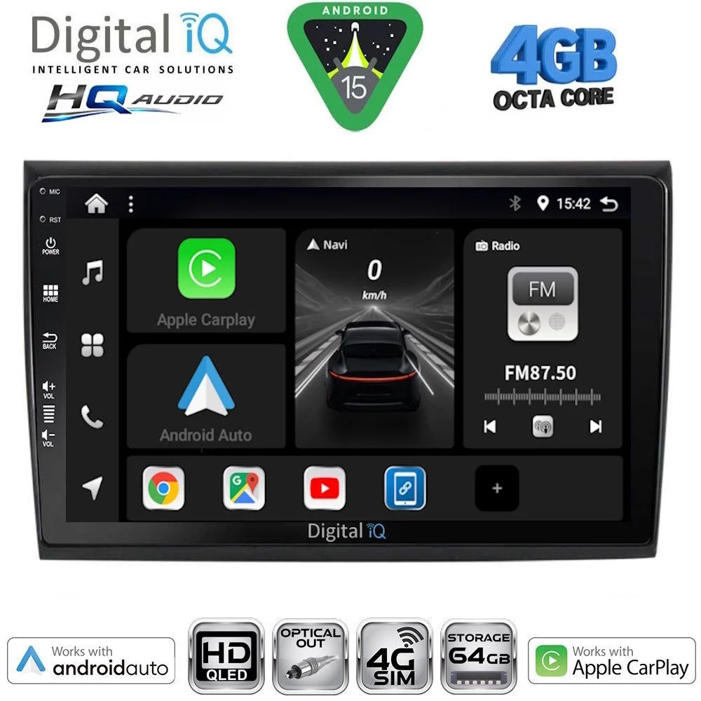 Φωτογραφία προϊόντος: DIGITAL IQ BXK 19136_CPAA (9inc) MULTIMEDIA TABLET for FIAT BRAVO mod. 2007-2019