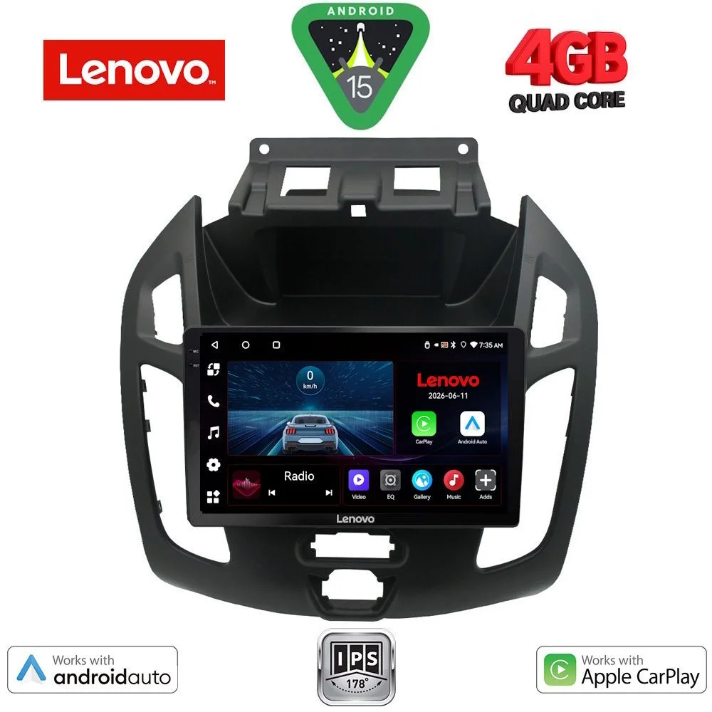 Φωτογραφία προϊόντος: LENOVO LVE 8176_CPAA (9inc) MULTIMEDIA TABLET for FORD TRANSIT CONNECT mod. 2013-2018