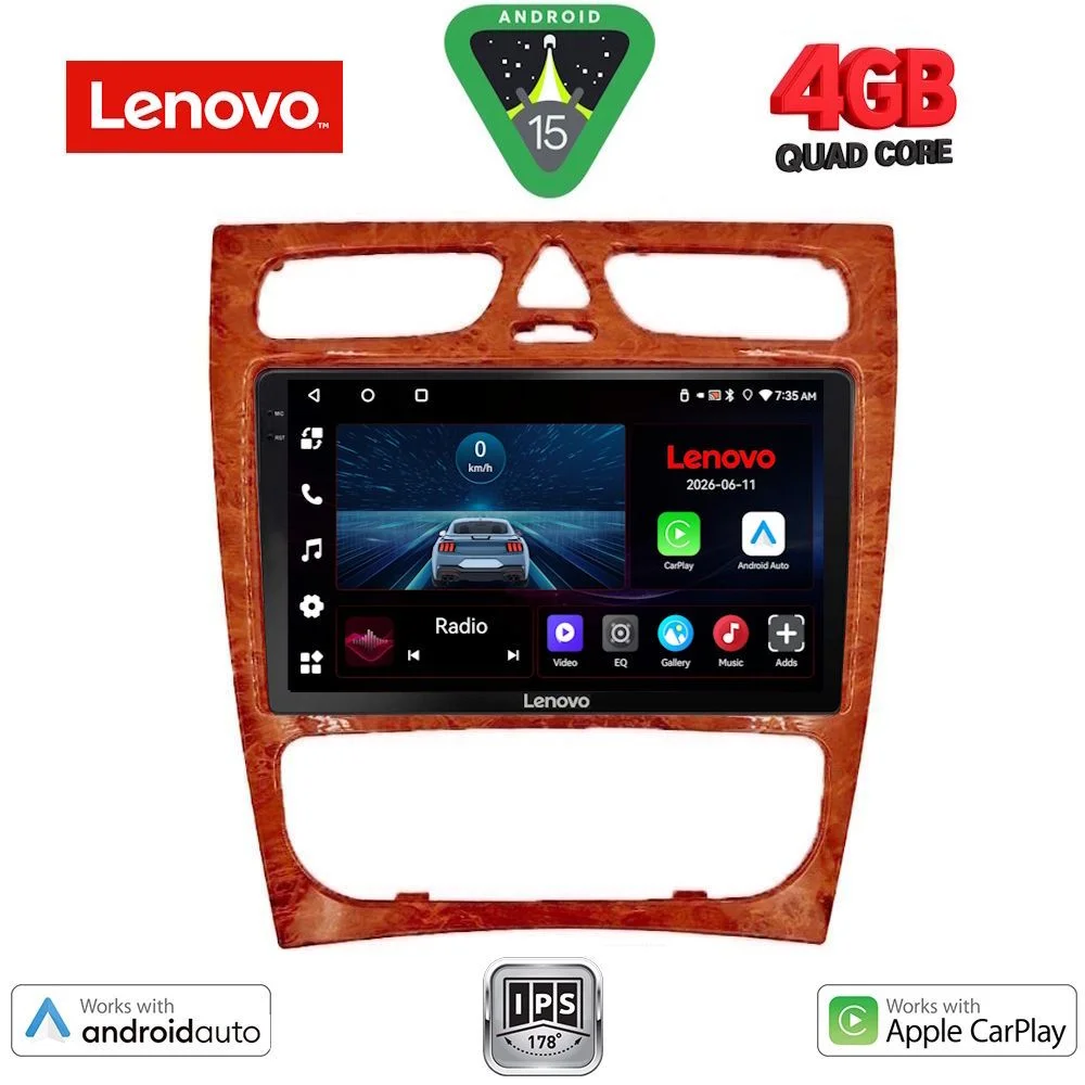 Φωτογραφία προϊόντος: LENOVO LVE 8402CH_CPAA (9inc) MULTIMEDIA TABLET for MERCEDES C (W203) mod. 1999-2004