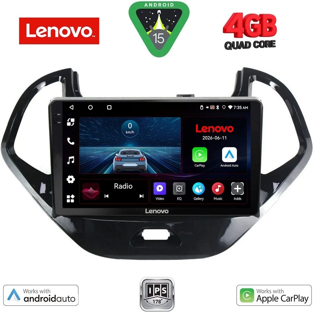 Φωτογραφία προϊόντος: LENOVO LVE 8167SH_CPAA (9inc) MULTIMEDIA TABLET for FORD KA mod. 2017-2024
