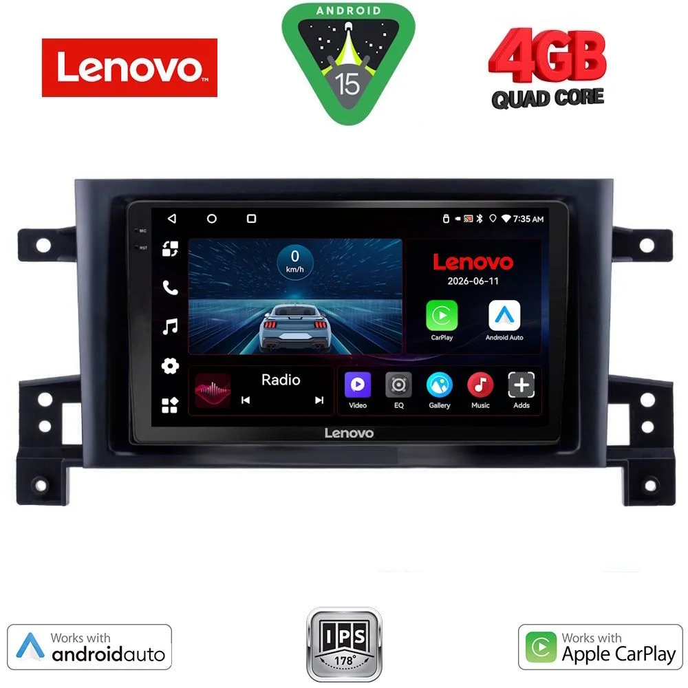 Φωτογραφία προϊόντος: LENOVO LVE 8696_CPAA (9inc) MULTIMEDIA TABLET for SUZUKI GRAND VITARA mod. 2005-2015