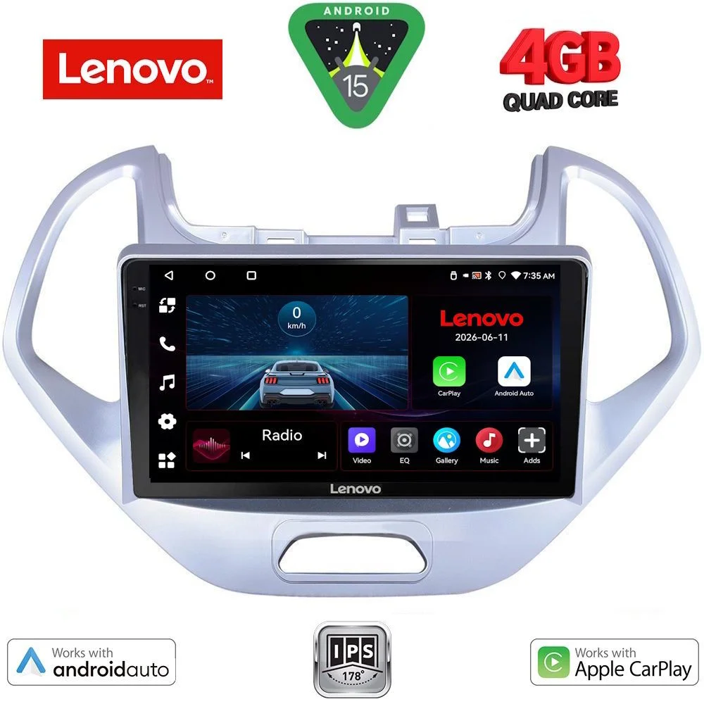 Φωτογραφία προϊόντος: LENOVO LVE 8167LO_CPAA (9inc) MULTIMEDIA TABLET for FORD KA mod. 2017-2024