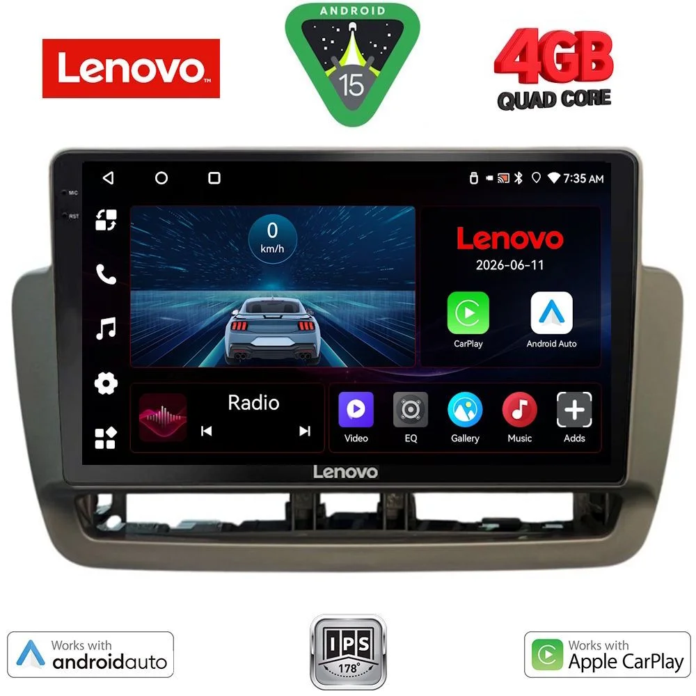 Φωτογραφία προϊόντος: LENOVO LVE 8572_CPAA (9inc) MULTIMEDIA TABLET for SEAT IBIZA mod. 2012-2015