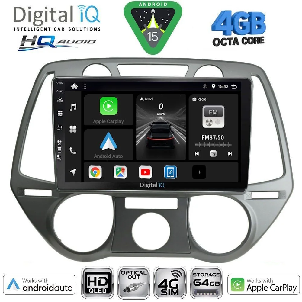 Φωτογραφία προϊόντος: DIGITAL IQ BXK 19228_CPAA A/C (9inc) MULTIMEDIA TABLET for HYUNDAI i20 mod. 2008-2012