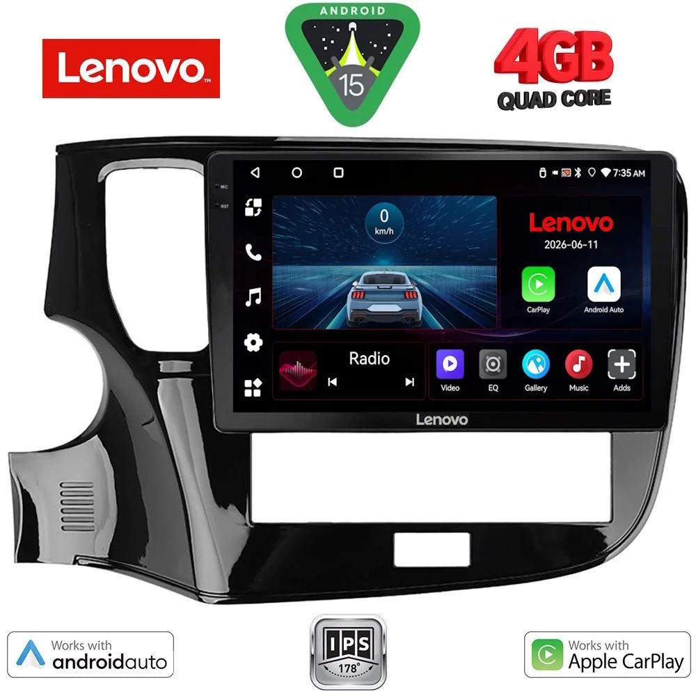 Φωτογραφία προϊόντος: LENOVO LVE 8440_CPAA (10inc) MULTIMEDIA TABLET for MITSUBISHI OUTLANDER mod. 2020-2022
