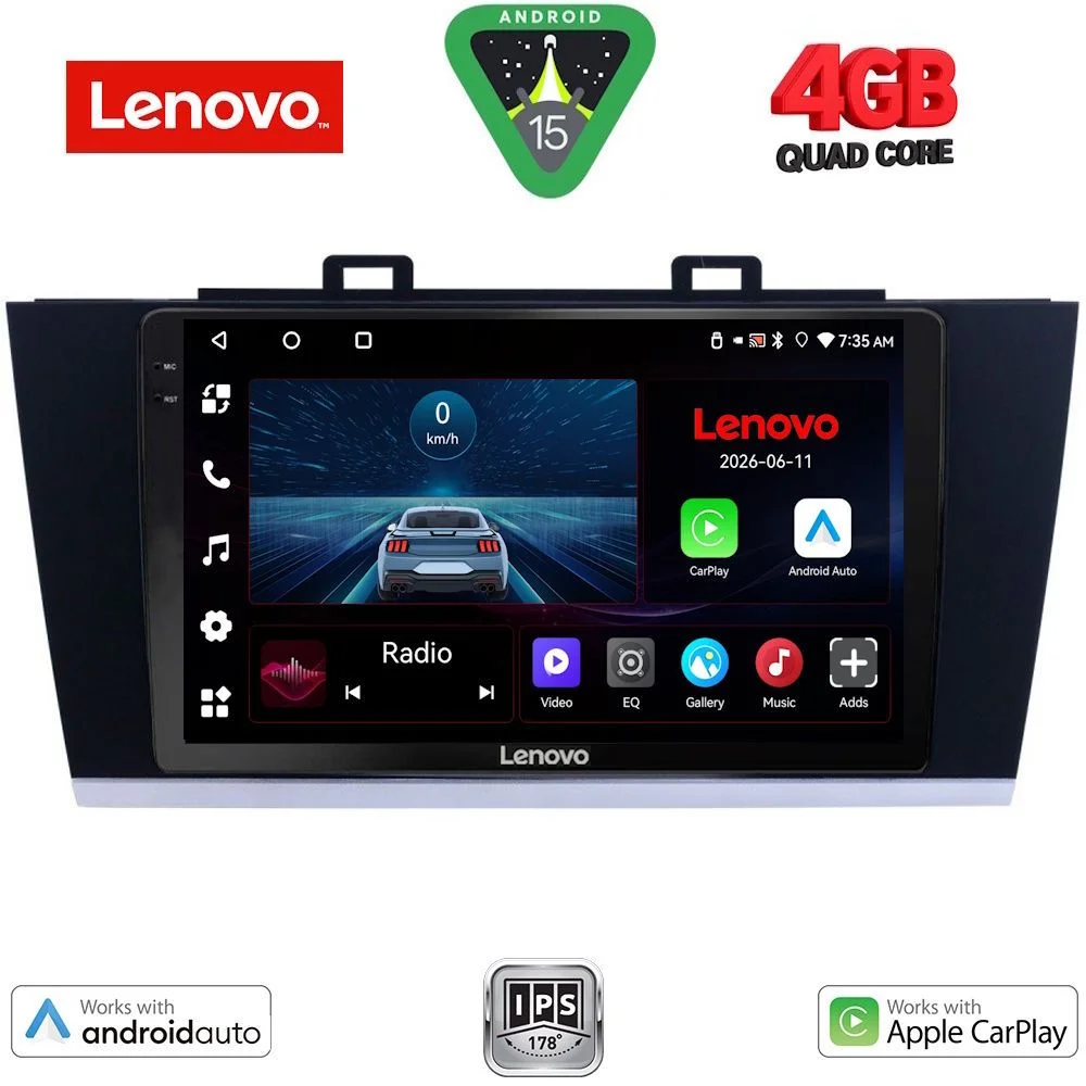 Φωτογραφία προϊόντος: LENOVO LVE 8668_CPAA (9inc) MULTIMEDIA TABLET for SUBARU LEGACY – OUTBACK mod. 2014-2019
