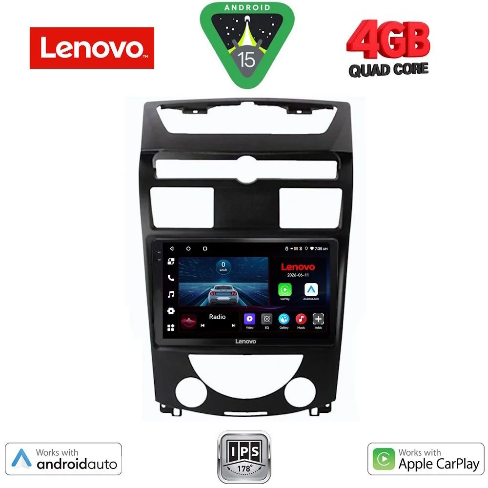 Φωτογραφία προϊόντος: LENOVO LVE 8657_CPAA (10inc) MULTIMEDIA TABLET for SSANGYONG REXTON mod. 2006-2015