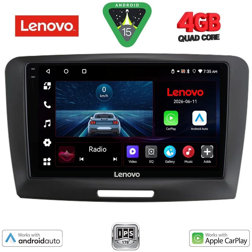 Φωτογραφία προϊόντος: LENOVO LVE 8604A_CPAA (9inc) MULTIMEDIA TABLET for SKODA SUPERB mod. 2008-2015