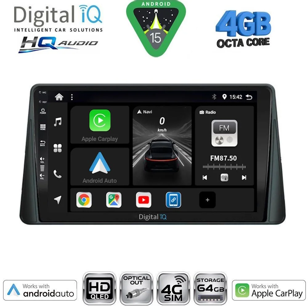 Φωτογραφία προϊόντος: DIGITAL IQ BXK 19158_CPAA (9inc) MULTIMEDIA TABLET for FORD FOCUS mod. 2019-2025