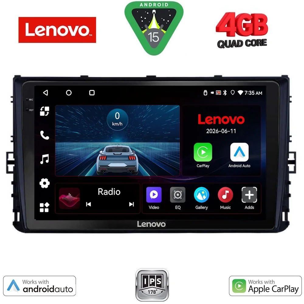 Φωτογραφία προϊόντος: LENOVO LVE 8758_CPAA (9inc) MULTIMEDIA TABLET for VW POLO – TROC – TCROSS mod. 2017>