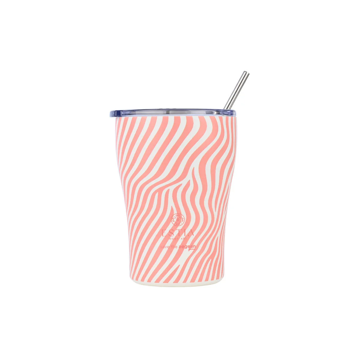 Φωτογραφία προϊόντος: ESTIA ΘΕΡΜΟΣ COFFEE MUG SAVE THE AEGEAN 350ml SOFT RIPPLE