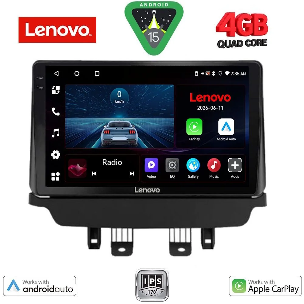 Φωτογραφία προϊόντος: LENOVO LVE 8384_CPAA (9inc) MULTIMEDIA TABLET for MAZDA CX3 mod. 2014-2026