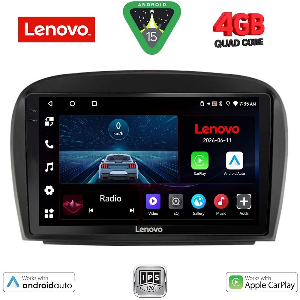 Φωτογραφία προϊόντος: LENOVO LVE 8427_CPAA (9inc) MULTIMEDIA TABLET for MERCEDES SL (R230) FACELIFT mod. 2006-2012
