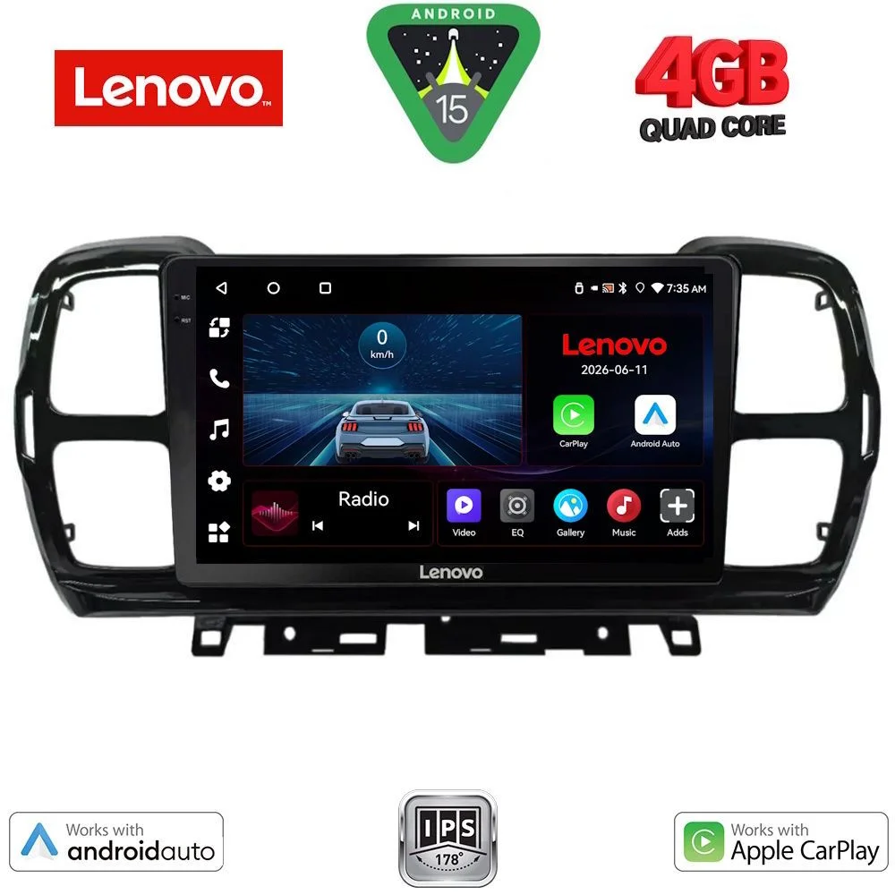 Φωτογραφία προϊόντος: LENOVO LVE 8088_CPAA (9inc) MULTIMEDIA TABLET for CITROEN C5 AIRCROSS mod. 2017-2021
