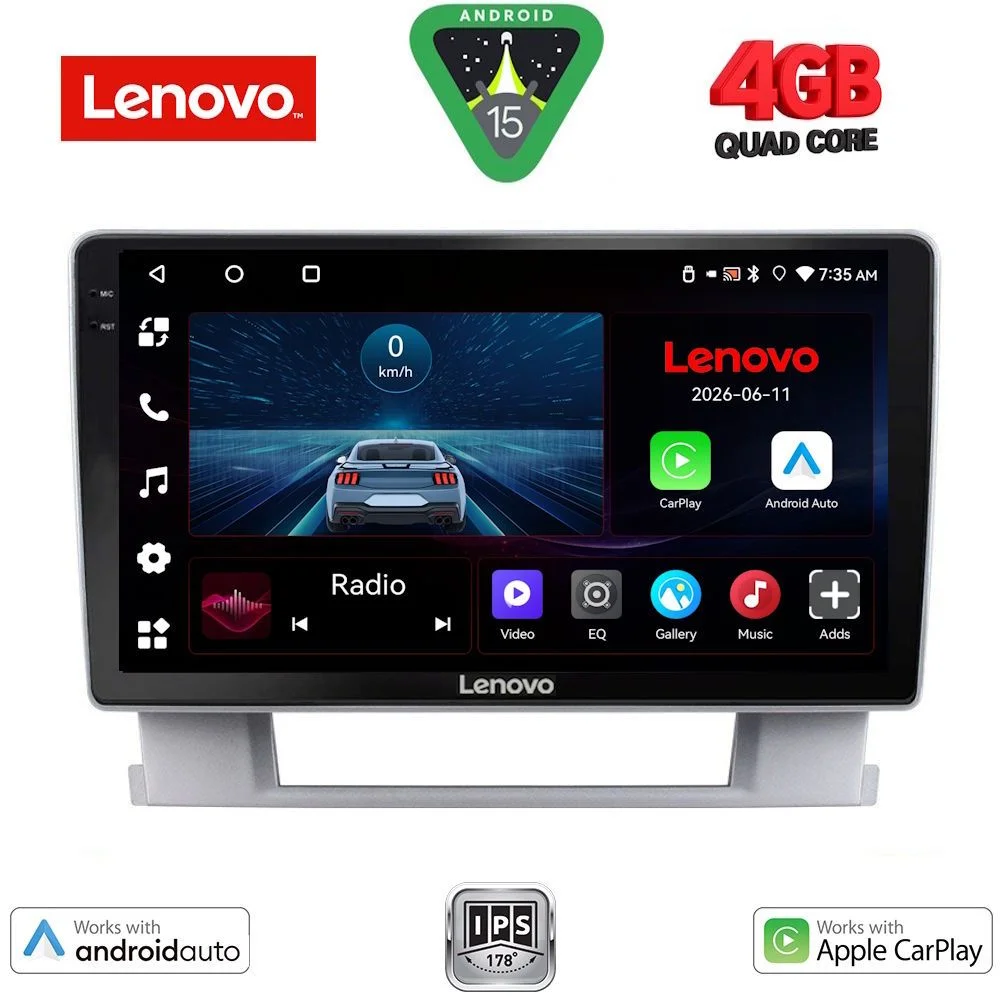 Φωτογραφία προϊόντος: LENOVO LVE 8482_CPAA (9inc) MULTIMEDIA TABLET for OPEL ASTRA J mod.2010-2016