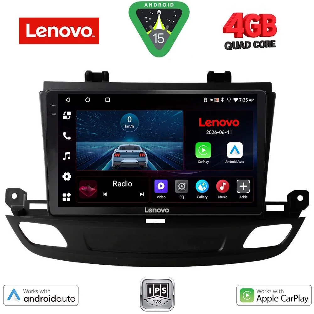 Φωτογραφία προϊόντος: LENOVO LVE 8493_CPAA (9inc) MULTIMEDIA TABLET for OPEL INSIGNIA mod. 2018-2024