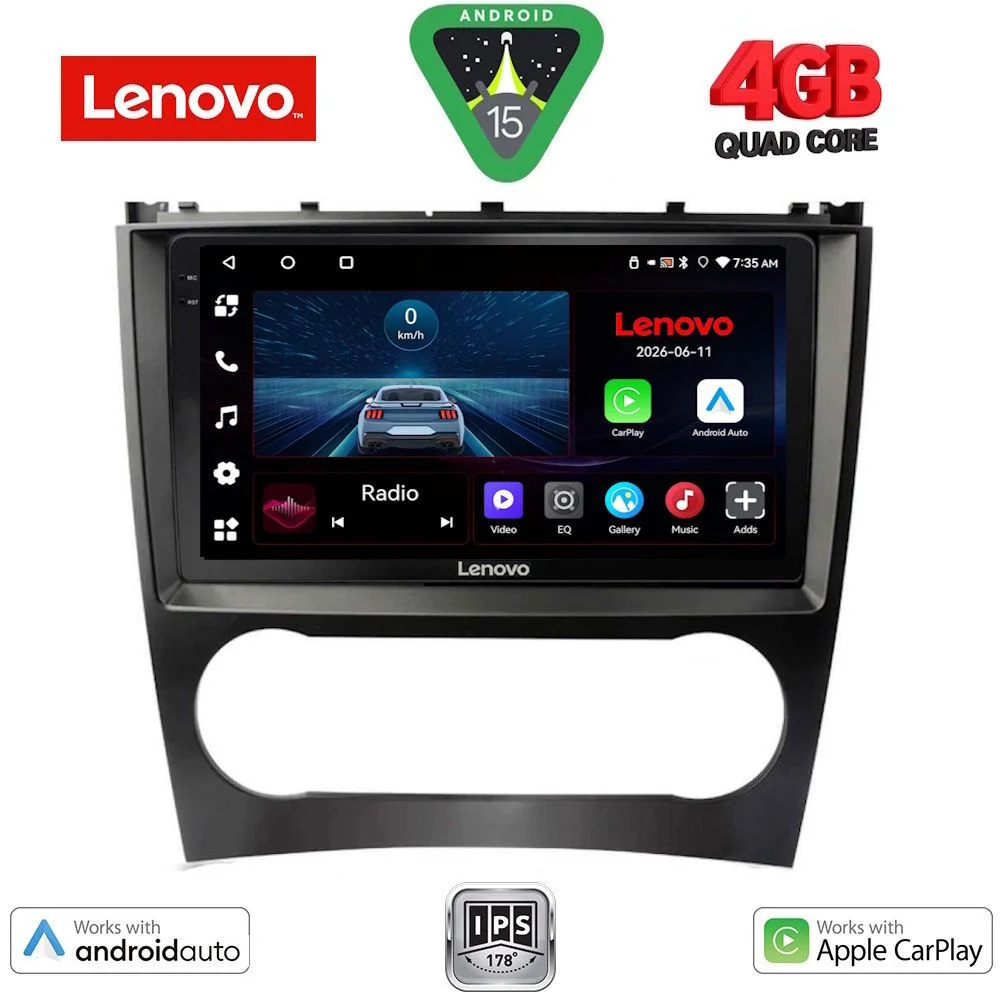 Φωτογραφία προϊόντος: LENOVO LVE 8404_CPAA (9inc) MULTIMEDIA TABLET for MERCEDES C – CLK (W203-209) mod. 2004-2008