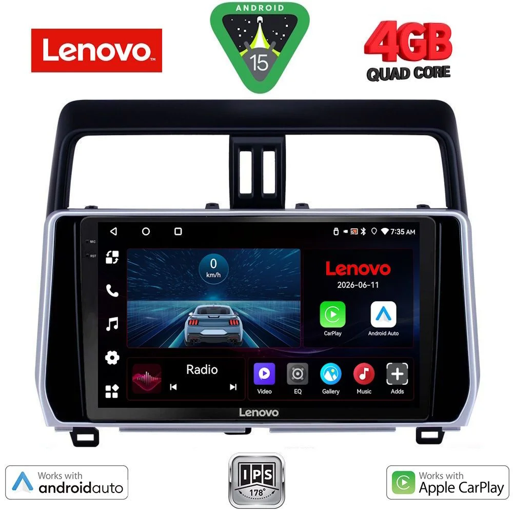 Φωτογραφία προϊόντος: LENOVO LVE 8739_CPAA (10inc) MULTIMEDIA TABLET for TOYOTA LAND CRUISER mod. 2019-2023