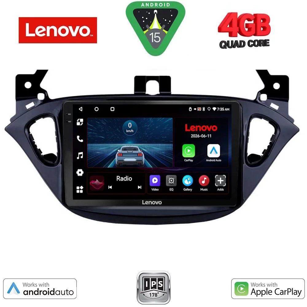 Φωτογραφία προϊόντος: LENOVO LVE 8486_CPAA (9inc) MULTIMEDIA TABLET for OPEL ADAM - CORSA E mod. 2014-2019