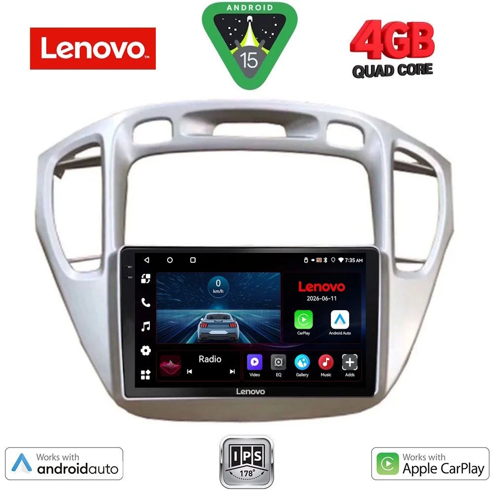 Φωτογραφία προϊόντος: LENOVO LVE 8718_CPAA (9inc) MULTIMEDIA TABLET for TOYOTA HIGHLANDER mod. 2002-2009