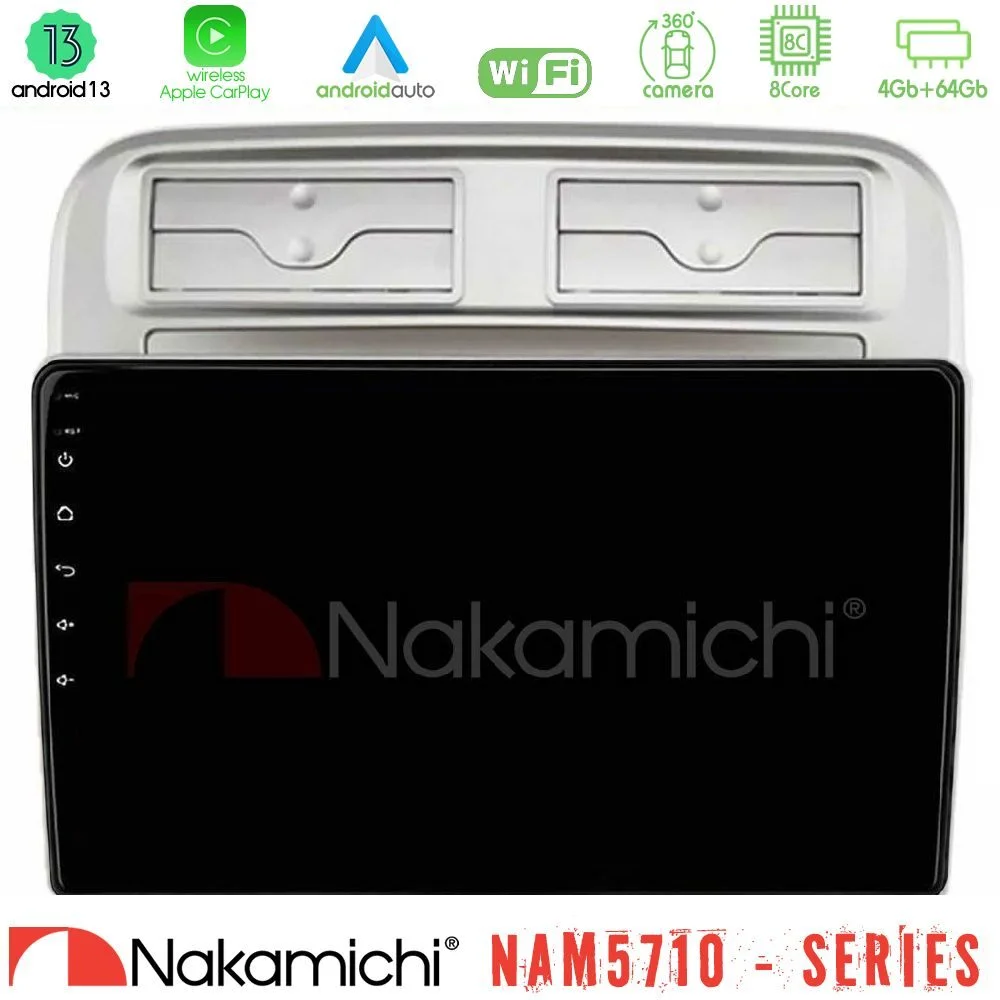 Φωτογραφία προϊόντος: Nakamichi NAM5710 Series 8Core Android13 4+64GB Fiat Grande Punto 2006-2011 Navigation Multimedia Tablet 9