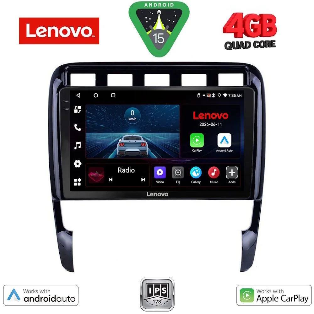 Φωτογραφία προϊόντος: LENOVO LVE 8535_CPAA (9inc) MULTIMEDIA TABLET for PORSCHE CAYENNE mod. 2002-2011