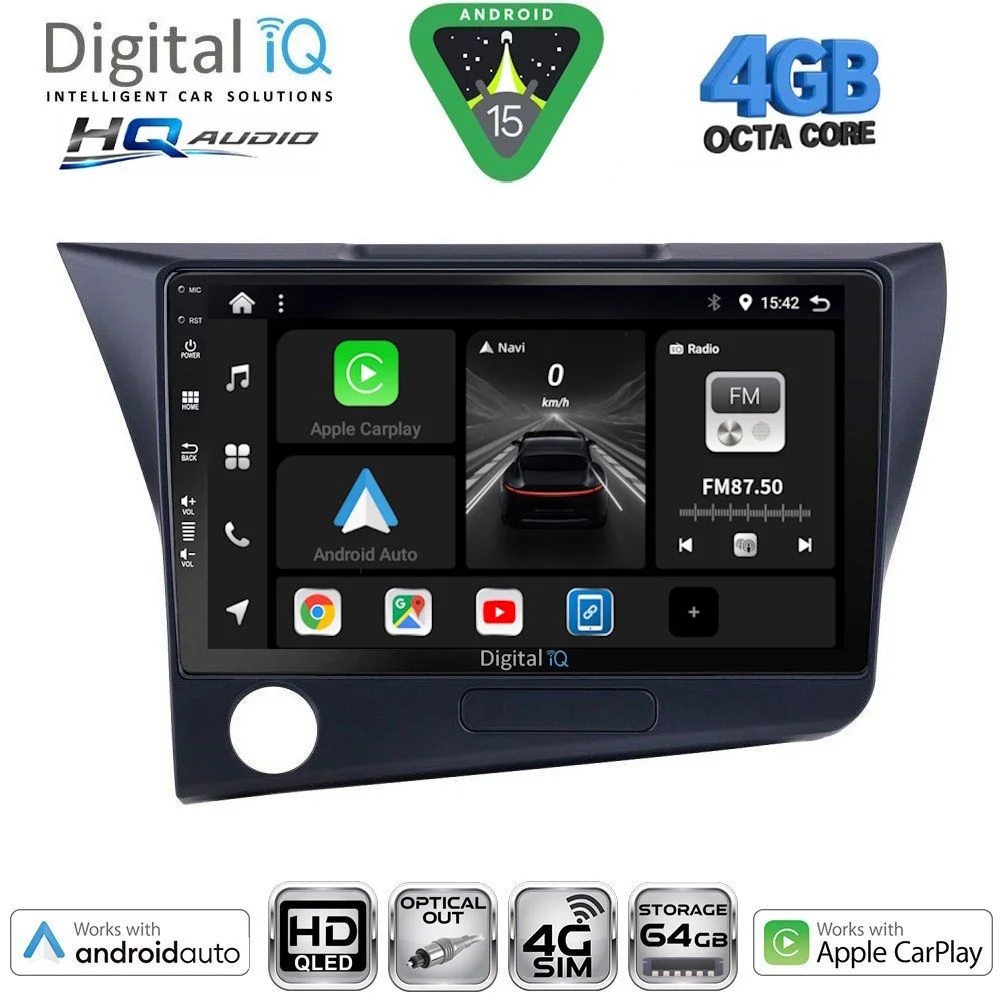 Φωτογραφία προϊόντος: DIGITAL IQ BXK 19203_CPAA (9inc) MULTIMEDIA TABLET for HONDA CRZ mod. 2010-2016