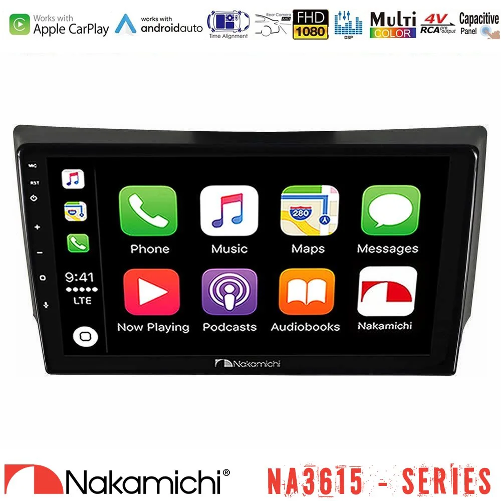Φωτογραφία προϊόντος: Nakamichi NA3615 Series Με Wireless Carplay & Android Auto Ssangyong Rexton 2002-2006 Media Station Tablet 9