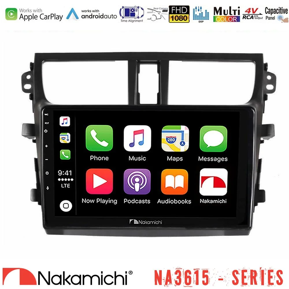Φωτογραφία προϊόντος: Nakamichi NA3615 Series Με Wireless Carplay & Android Auto Suzuki Celerio 2014-2020 Media Station Tablet 9