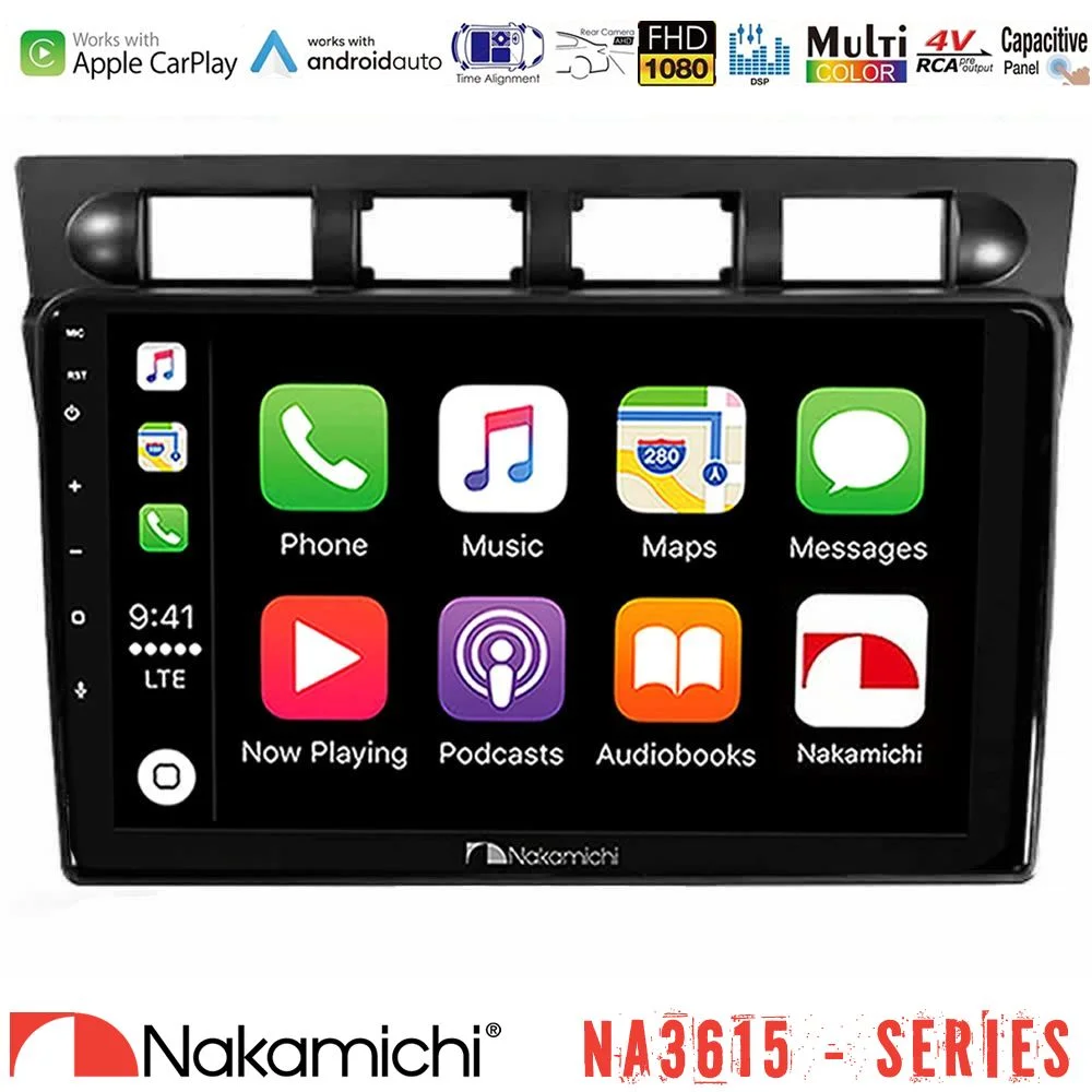 Φωτογραφία προϊόντος: Nakamichi NA3615 Series Με Wireless Carplay & Android Auto Kia Picanto 2004-2007 Media Station Tablet 9