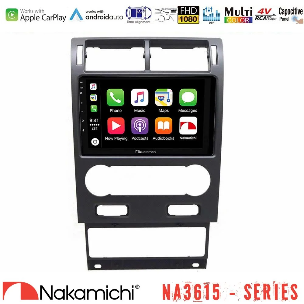 Φωτογραφία προϊόντος: Nakamichi NA3615 Series Με Wireless Carplay & Android Auto Ford Mondeo 2004-2007 Media Station Tablet 9