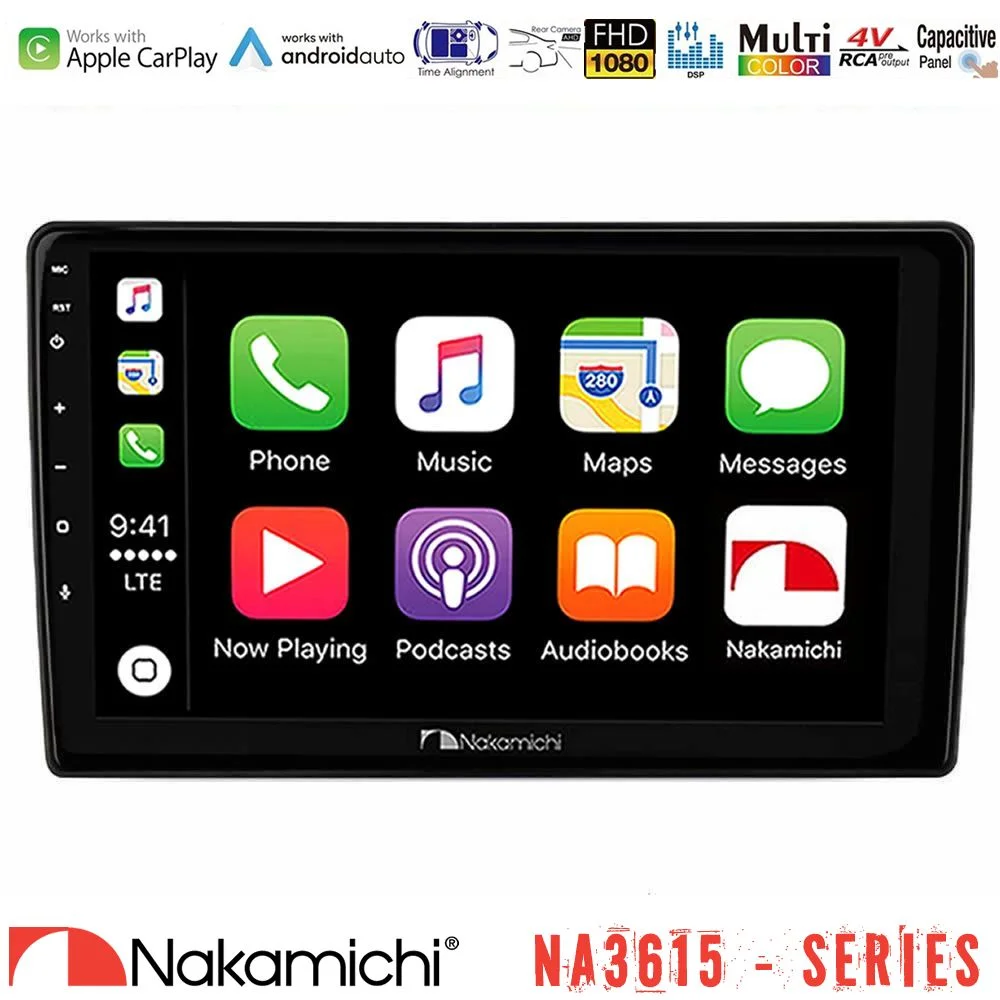 Φωτογραφία προϊόντος: Nakamichi NA3615 Series Με Wireless Carplay & Android Auto Opel Astra/Corsa/Antara/Zafira Media Station Tablet 9 (Μαύρο)