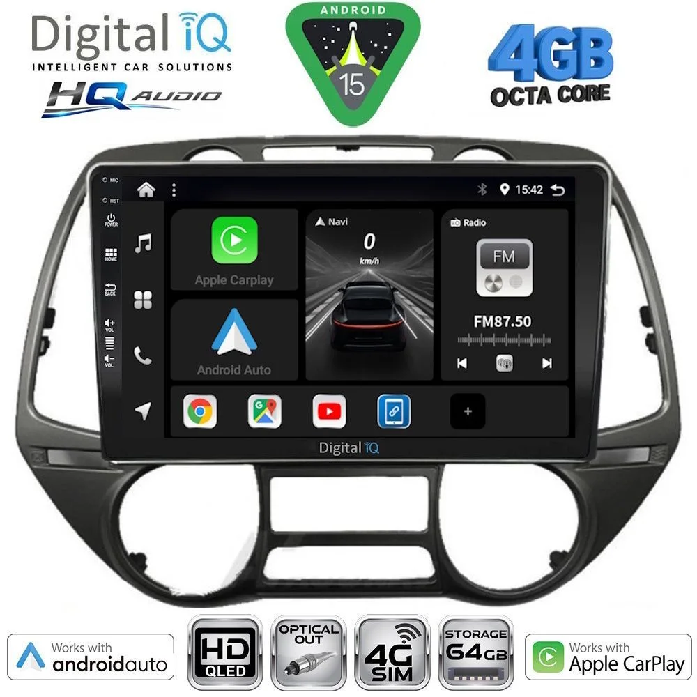 Φωτογραφία προϊόντος: DIGITAL IQ BXK 19226_CPAA (9inc) MULTIMEDIA TABLET for HYUNDAI i20 mod. 2008-2014