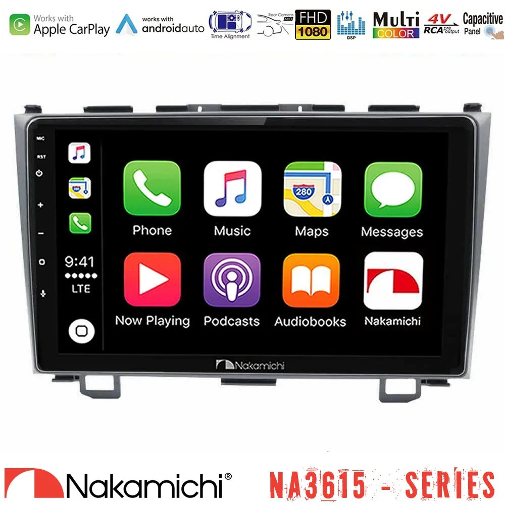 Φωτογραφία προϊόντος: Nakamichi NA3615 Series Με Wireless Carplay & Android Auto Honda CRV Media Station Tablet 9