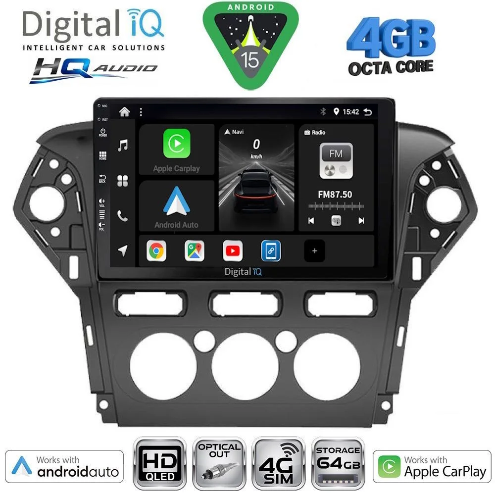 Φωτογραφία προϊόντος: DIGITAL IQ BXK 19163_CPAA A/C (10inc) MULTIMEDIA TABLET for FORD MONDEO mod. 2011-2013