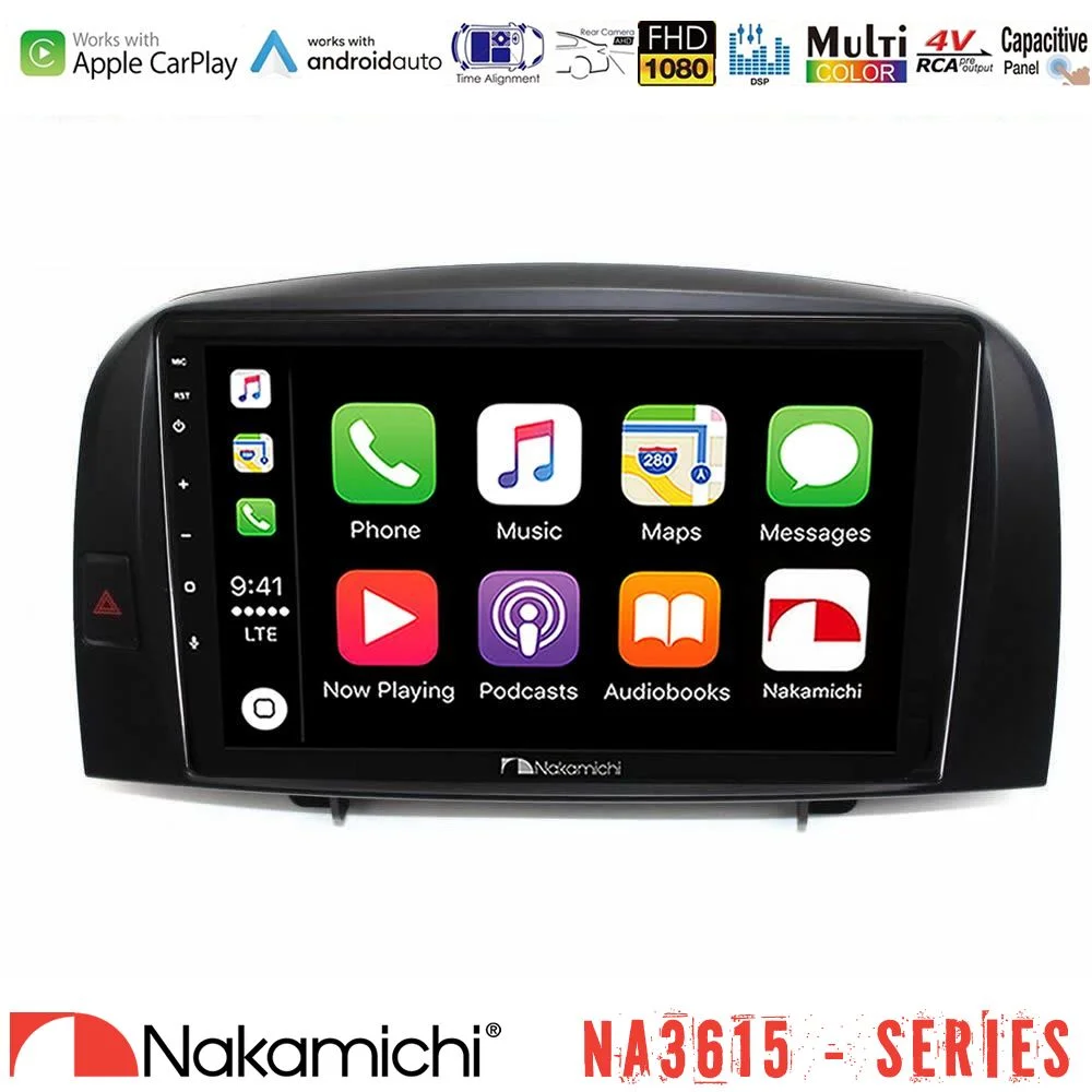 Φωτογραφία προϊόντος: Nakamichi NA3615 Series Με Wireless Carplay & Android Auto Hyundai Sonata 2005-2009 Media Station Tablet 9