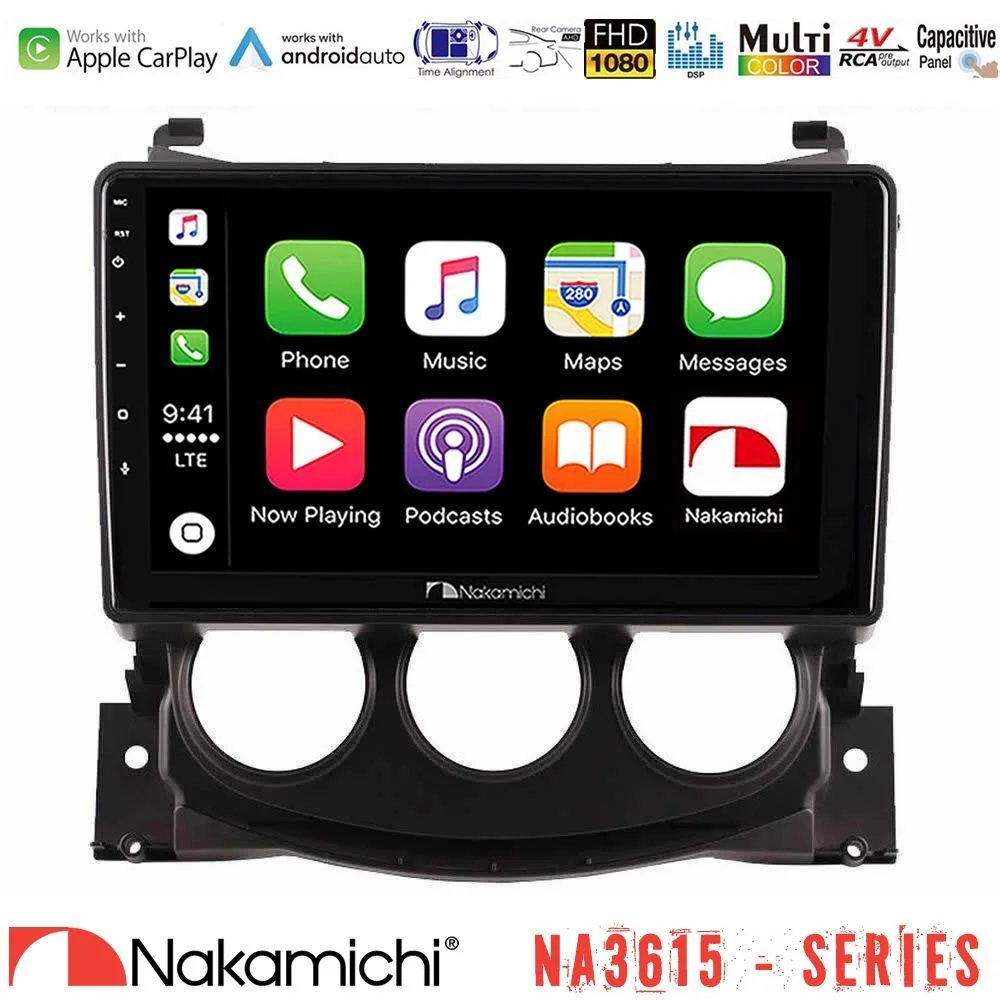 Φωτογραφία προϊόντος: Nakamichi NA3615 Series Με Wireless Carplay & Android Auto Nissan 370Z 2009-2013 Media Station Tablet 9
