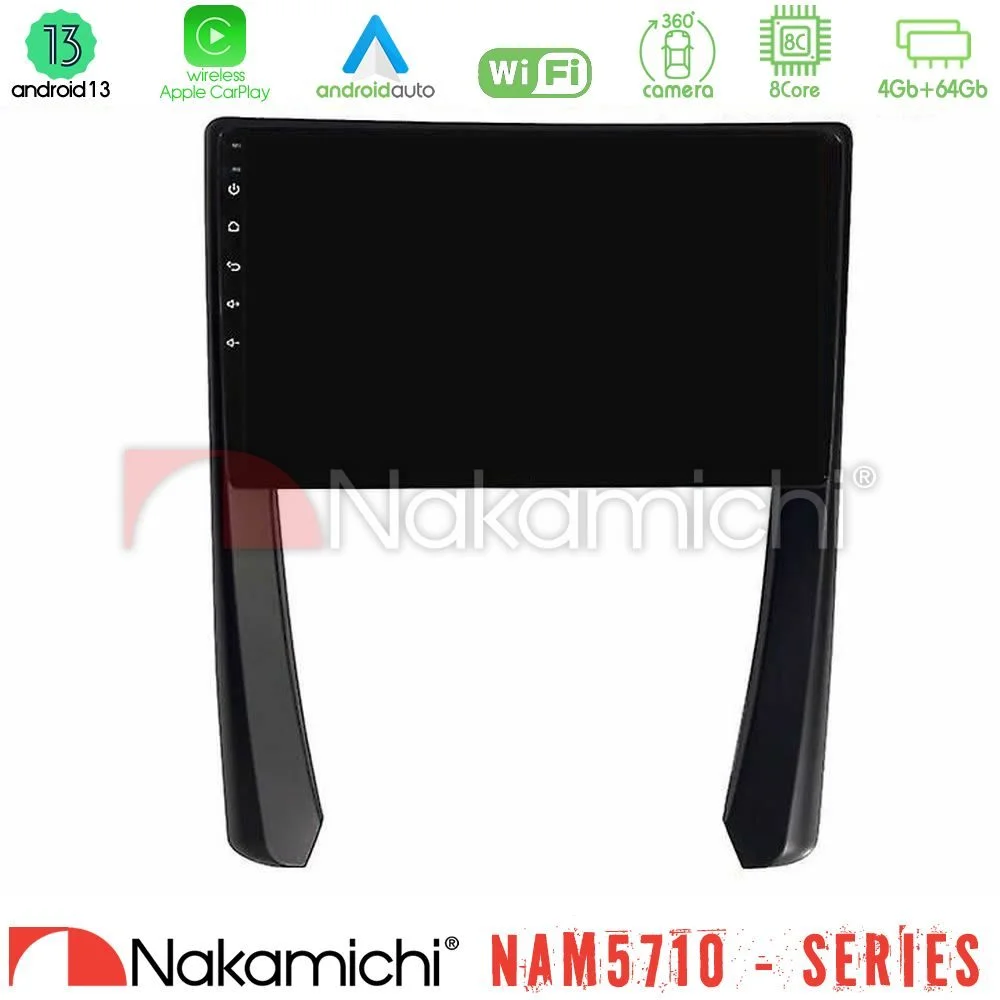 Φωτογραφία προϊόντος: Nakamichi NAM5710 Series 8Core Android13 4+64GB Porsche 911/Cayman/Boxster Navigation Multimedia Tablet 9
