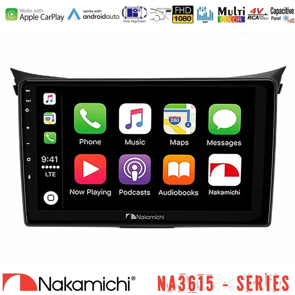 Φωτογραφία προϊόντος: Nakamichi NA3615 Series Με Wireless Carplay & Android Auto Hyundai i30 2012-2017 Media Station Tablet 9